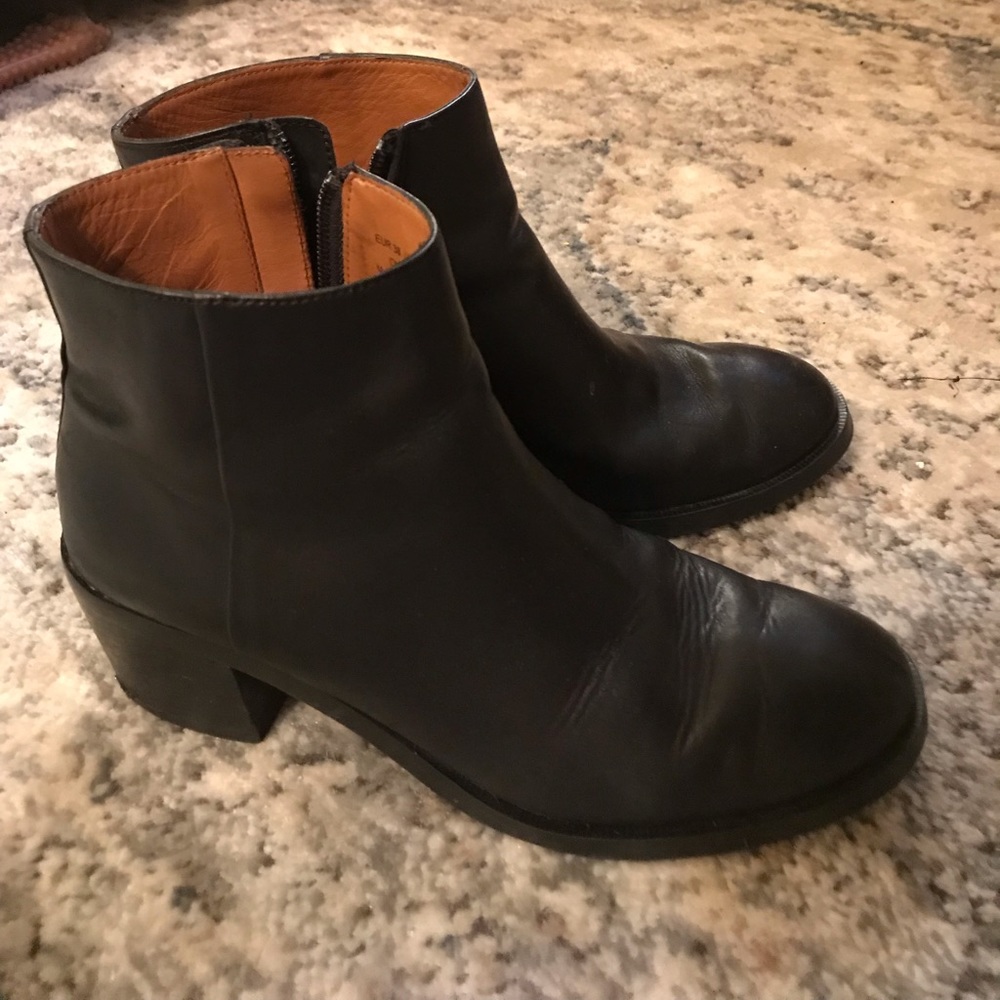 & other stories leather booties